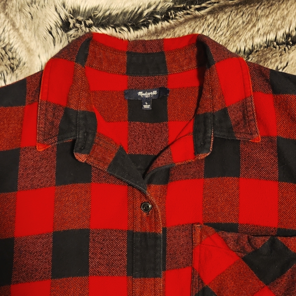 Madewell Buffalo Check Flannel Shirt